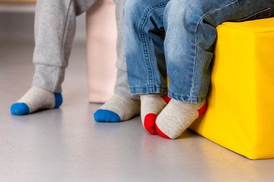 baby and toddler trousers with socks built in