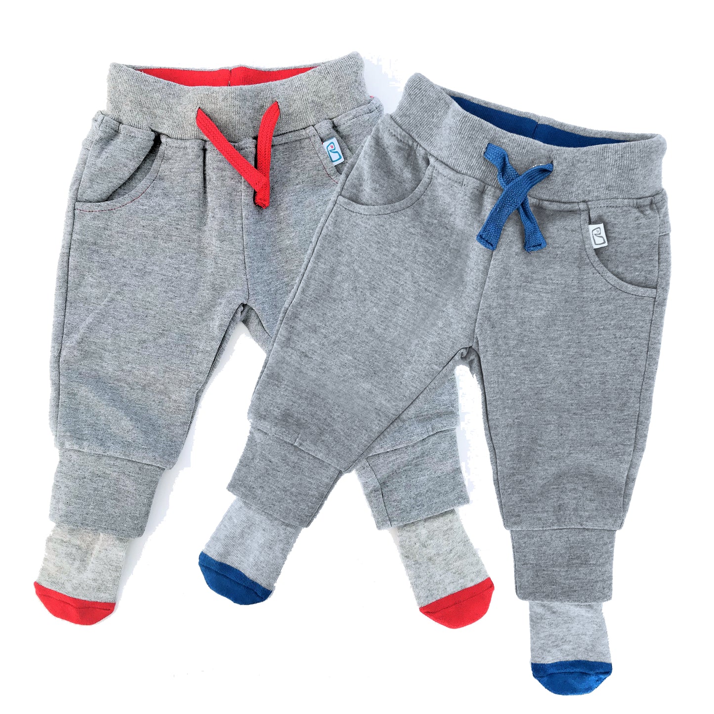 Joggers Bundle - Grey/Red and Grey/Blue - SAVE £4!